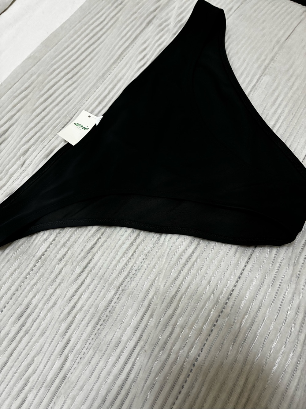 aerie Black Bikini Bottom